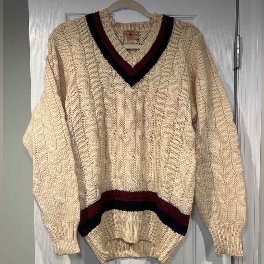Vintage 1960s Alan Paine Wool Sweater
